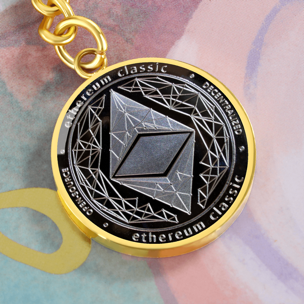 Ethereum (ETH) Keychain Crypto Coin | Ethereum Coin | Silver Ethereum Keyring, Ethereum Lover, Crypto Gift For Boyfriend, Crypto Lover #0922