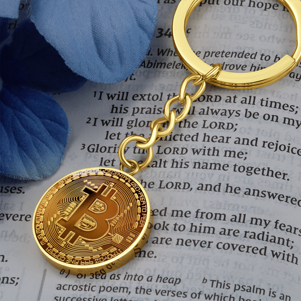 Bitcoin Keychain, Crypto Keychain, Crypto Lover, Crypto Gift, Boyfriend Gift, Bitcoin Gift for Husband, Crypto King Gift,Bitcoin Lover #0919