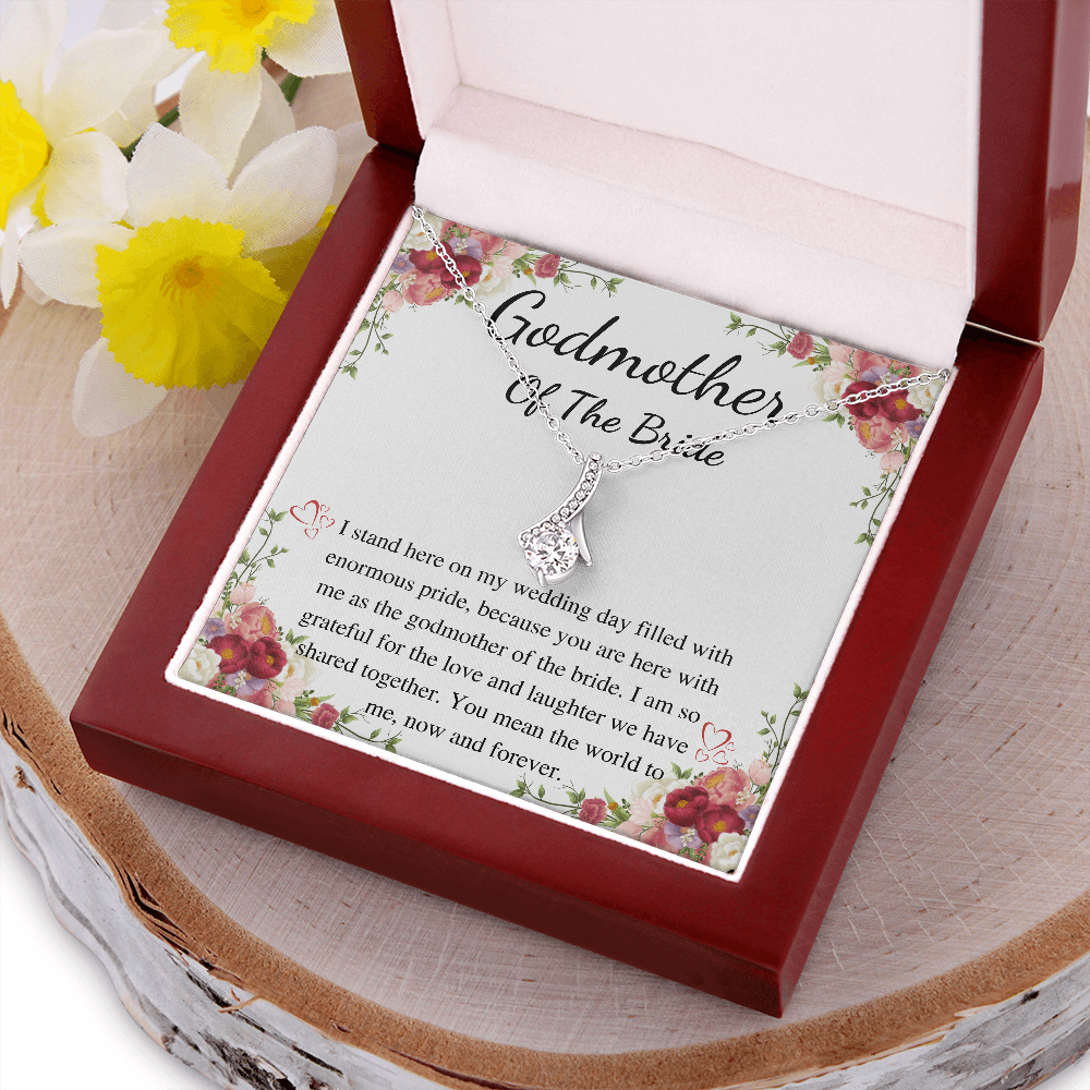 Godmother Of The Bride Gift from Goddaughter, Wedding Gift for Goddaughter, Wedding Gift from Bride to Godmother, sentimental gift for her
