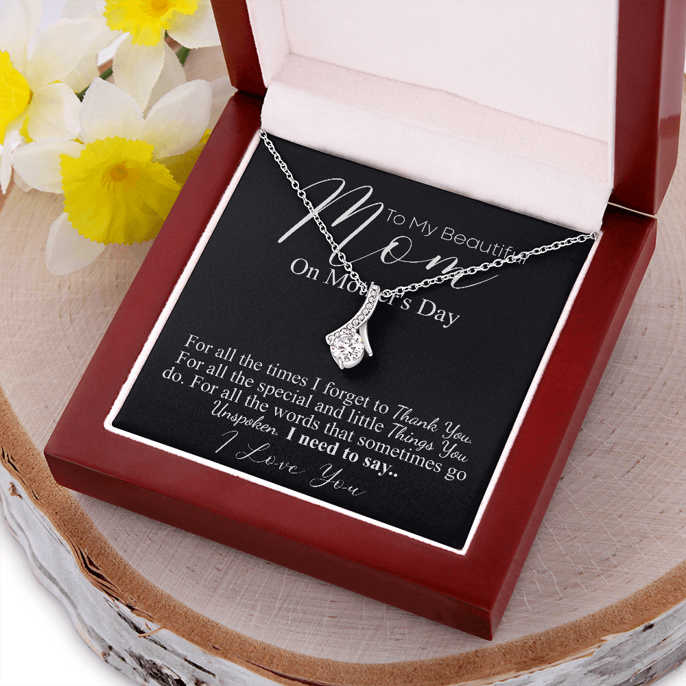 to my beautiful mom on mothers day