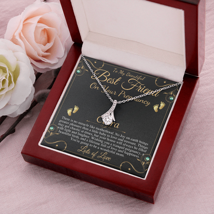 Best Friend Pregnancy Gift For Best Friend Baby Shower Gift For Mom To Be Gift For Expecting Mom Gift Pregnant Friend, Love Knot #0217 ciara