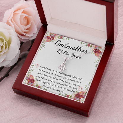 Godmother Of The Bride Gift from Goddaughter, Wedding Gift for Goddaughter, Wedding Gift from Bride to Godmother, sentimental gift for her