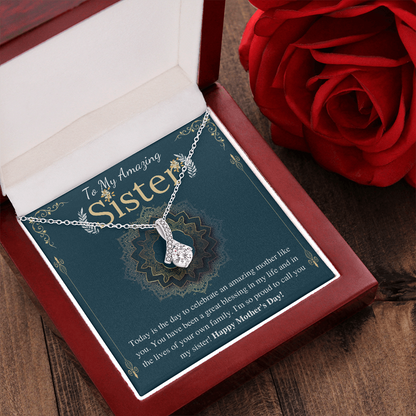 to my amazing sister