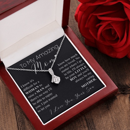 to my amazing mom