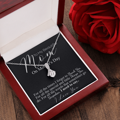 to my beautiful mom on mothers day