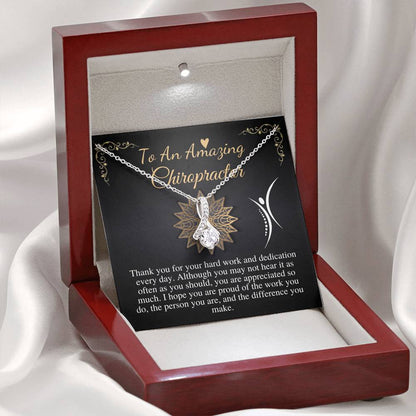 Chiropractor Gift, Gift for Chiropractor Necklace, An Amazing Chiropractor Appreciation Gift,Chiropractor Christmas Gift,Birthday Gift #0689