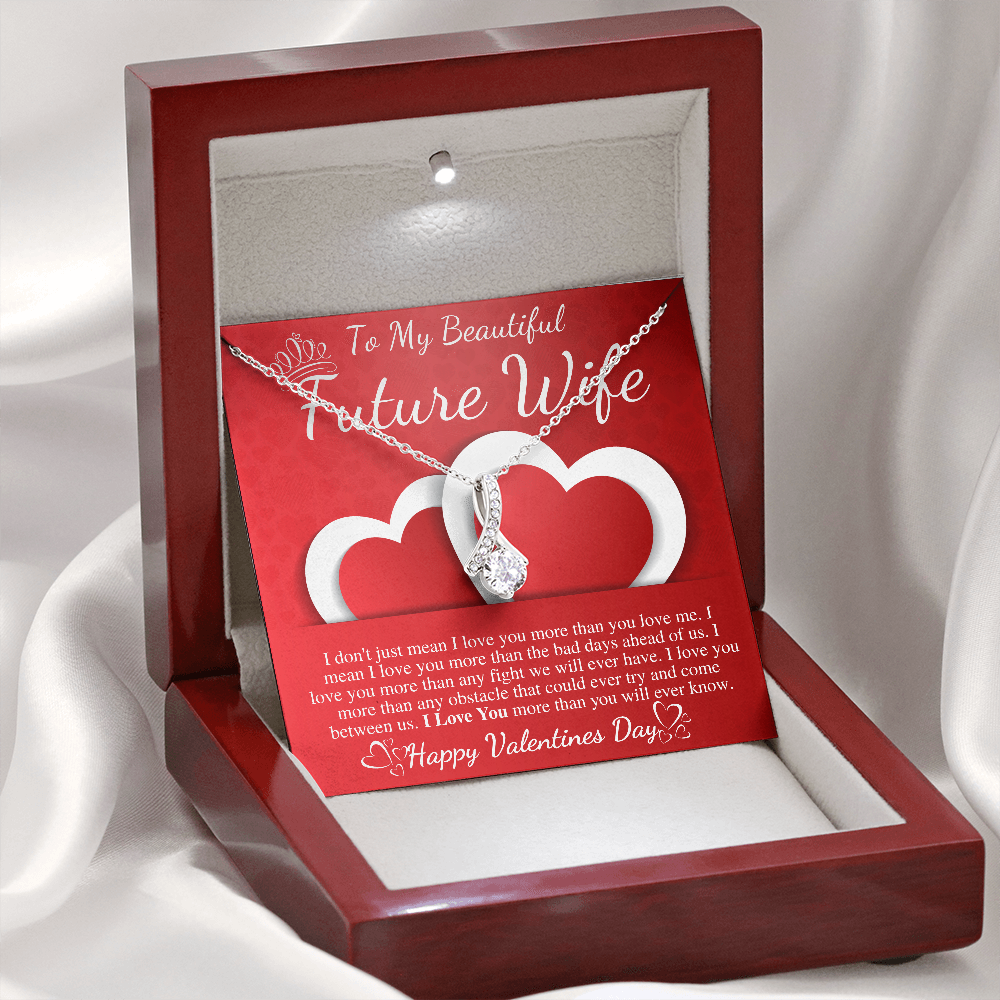 To My Future Wife Necklace, Valentine's Gift for Future Wife, Sentimental Gift for Bride Groom, Fiance Gift for Her Valentines day gift