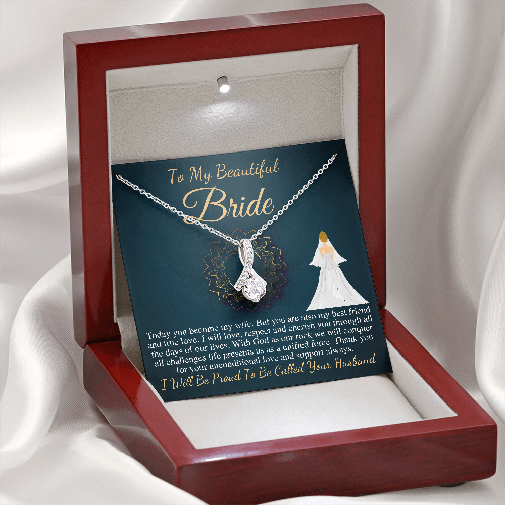 To my Beautiful Bride Gift from Groom ,Wedding Day Gift for bride from Groom,  to Bride Gift Wedding Day, gift for her