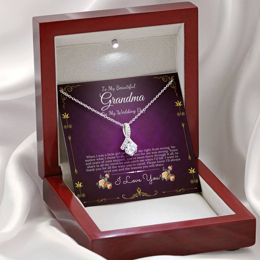Alluring Beauty Necklace,Grandmother of the Bride Gift to Grandma Wedding Gift for Grandma of the Bride Grandmother Wedding Gift #0068