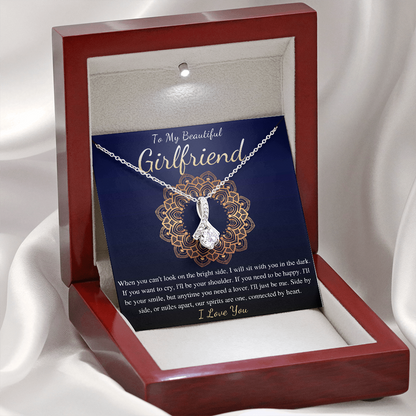Girlfriend Necklace Gift, Valentines Day Gift For Girlfriend, Gift For Her, Girlfriend Birthday Gift, Anniversary Gift, Romantic Gift For GF