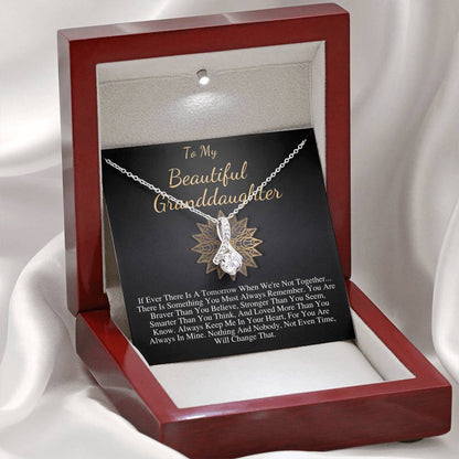 Granddaughter Neckalce From Grandfather, Gift for granddaughter, Granddaughter necklace, Birthday gift,Graduation Gift,Alluring Beauty #0515
