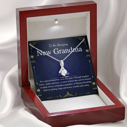 First Time Grandma Gift From Daughter, Pregnancy Reveal Gift For Soon To Be Grandma Necklace, New Grandmother Gift, Alluring Beauty #0190
