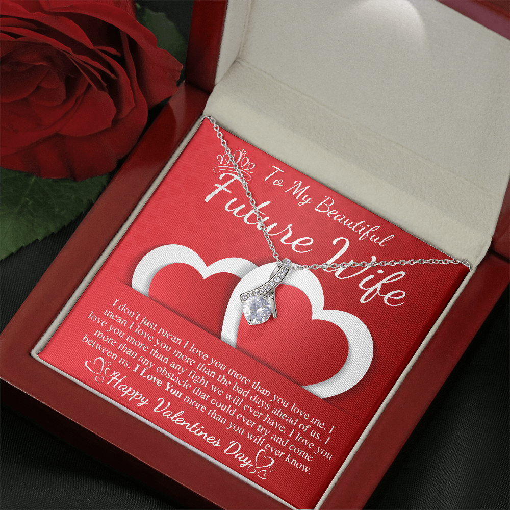 To My Future Wife Necklace, Valentine's Gift for Future Wife, Sentimental Gift for Bride Groom, Fiance Gift for Her Valentines day gift