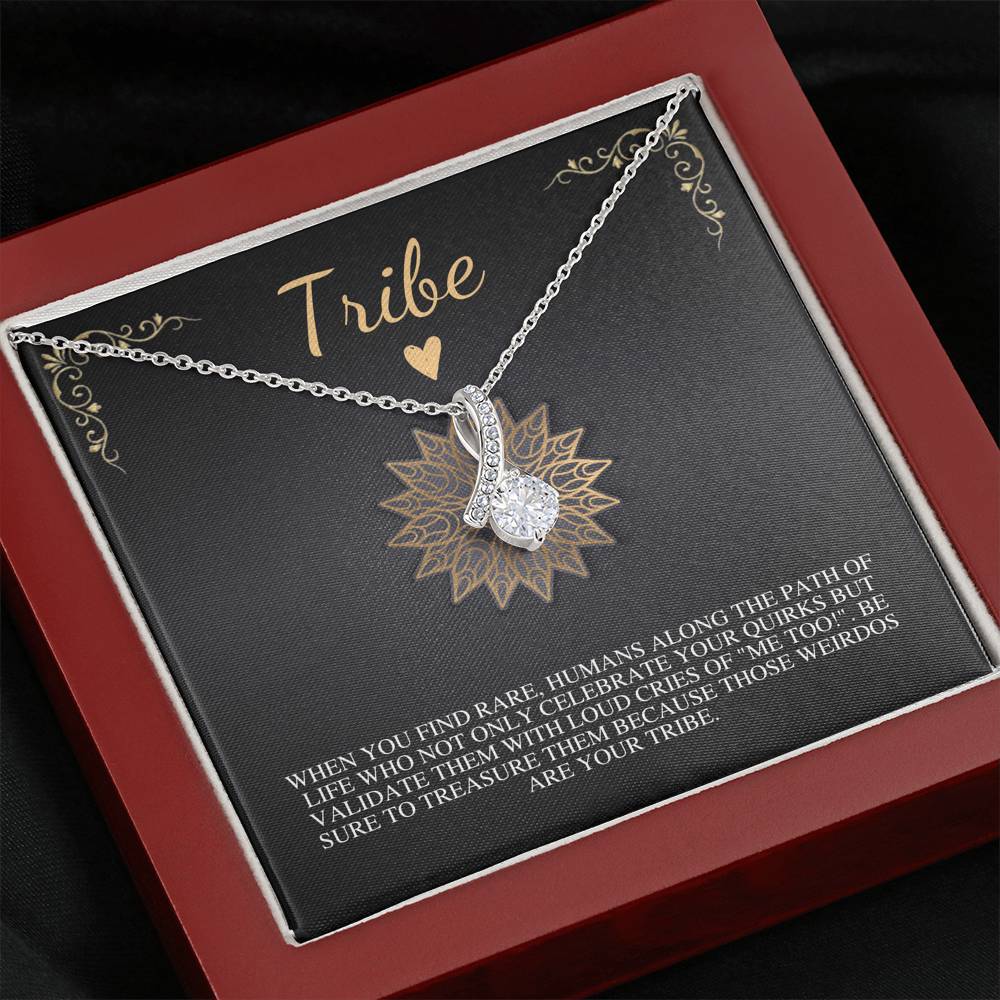 Tribe necklace, Bestfriend necklace, Tribe gift for woman, Badass bestie present, Soul sister necklace, Bridesmaids, Tribe Jewelry #0595