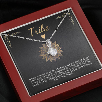 Tribe necklace, Bestfriend necklace, Tribe gift for woman, Badass bestie present, Soul sister necklace, Bridesmaids, Tribe Jewelry #0595