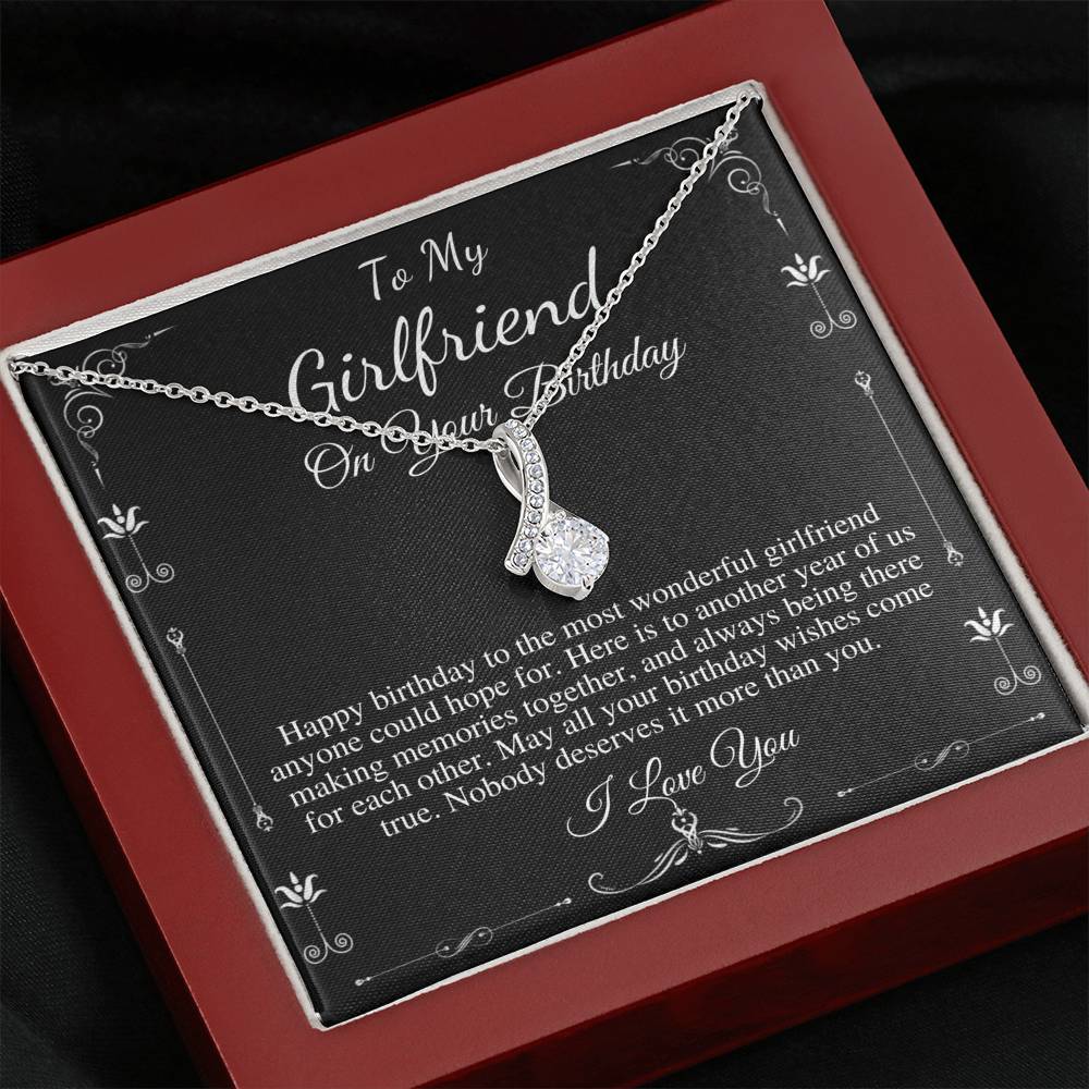 Birthday Gift For Girlfriend, Happy Birthday Girlfriend Gift, Girlfriend Birthday Jewelry, Girlfriend Thoughtful Gift, GF Birthday #0680