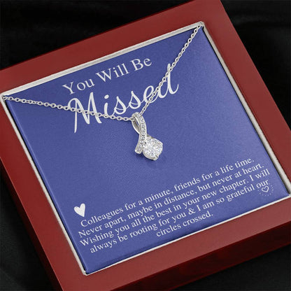 You Will Be Missed Gift For Coworker Leaving Farewell Gift For Female Colleague Leaving Job Going Away Gift Friend Goodbye Gift #0586