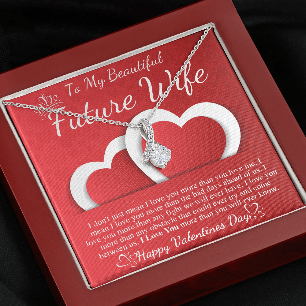 To My Future Wife Necklace, Valentine's Gift for Future Wife, Sentimental Gift for Bride Groom, Fiance Gift for Her Valentines day gift