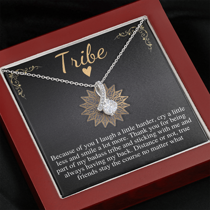 Tribe necklace, Bestfriend necklace, Tribe gift for woman, Badass bestie present, Soul sister necklace, Bridesmaids, Tribe Merry