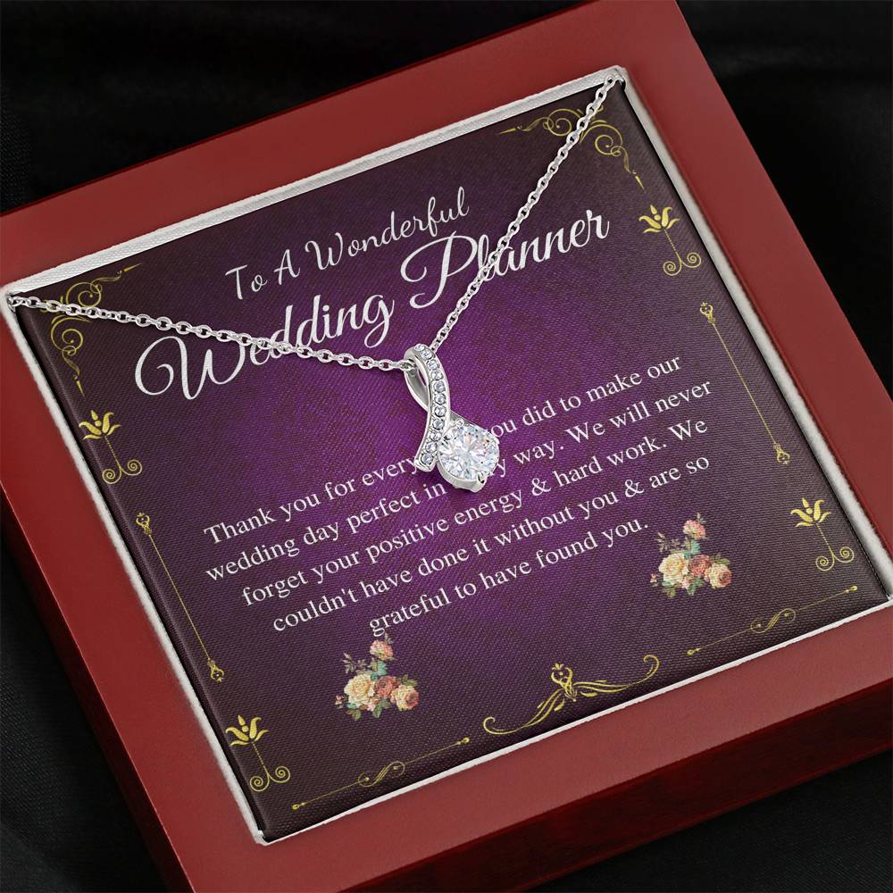Alluring Beauty Wedding Planner Gift Necklace For Wedding Planner Event Planner Gift Thank You Gift For Wedding Planner, Event Manager #0152