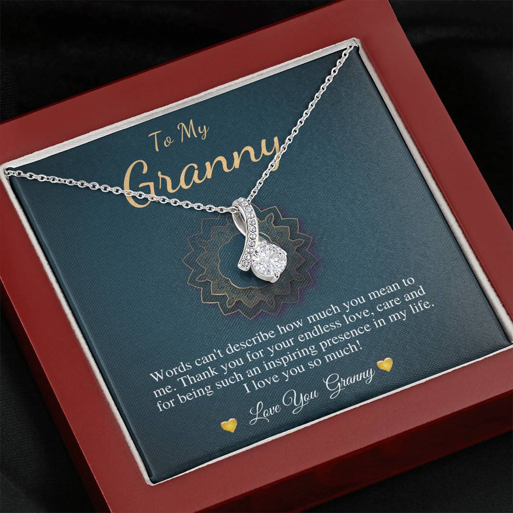 Granny Necklace, Grandma Gift, Gift For Granny from grandchildren, Granny Birthday, Grandma Necklace, New Grandma, Alluring Beauty #0502