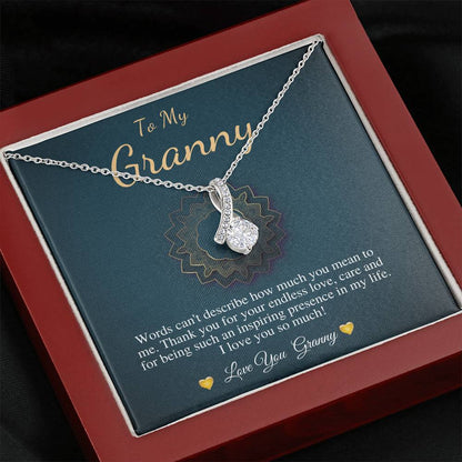 Granny Necklace, Grandma Gift, Gift For Granny from grandchildren, Granny Birthday, Grandma Necklace, New Grandma, Alluring Beauty #0502