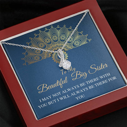 Big Sister Necklace Gift Sister Gifts Big Sister Birthday Gift for Big Sister Mother's Day Gift for Sister Custom Alluring Beauty #0559