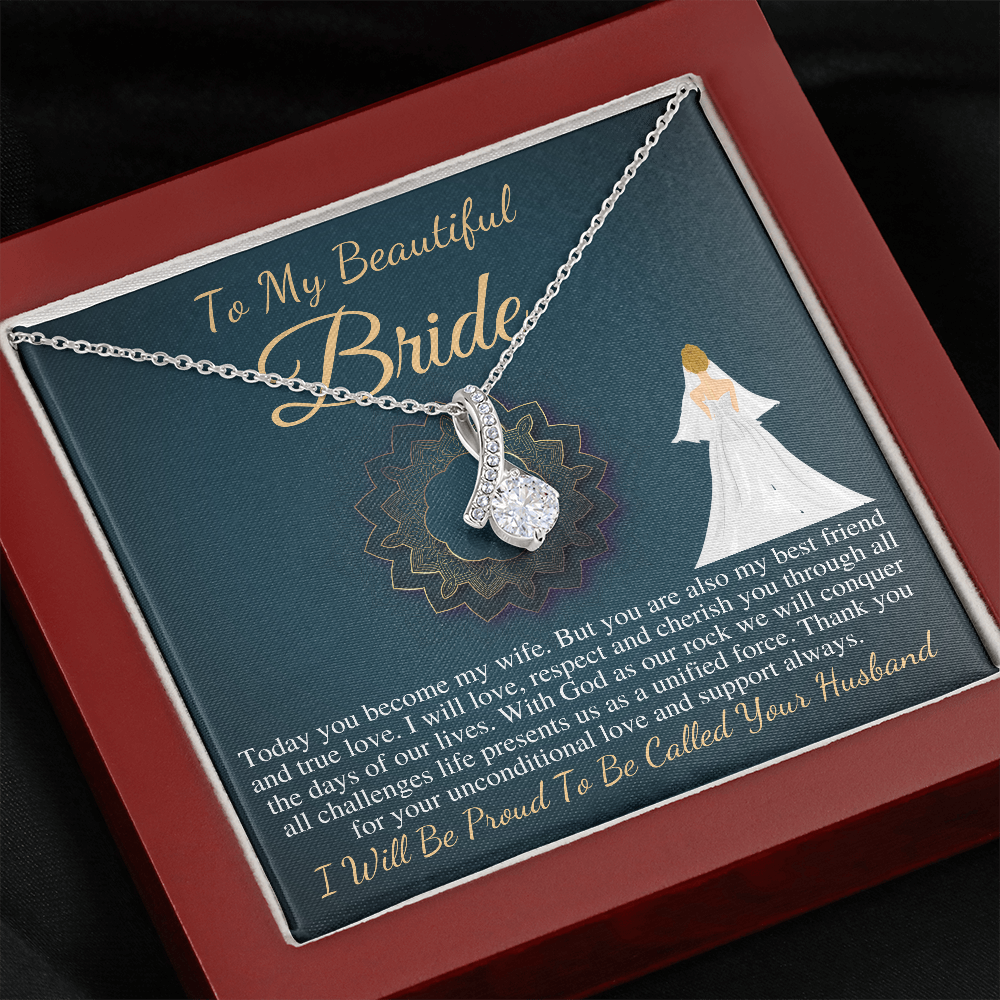 To my Beautiful Bride Gift from Groom ,Wedding Day Gift for bride from Groom,  to Bride Gift Wedding Day, gift for her