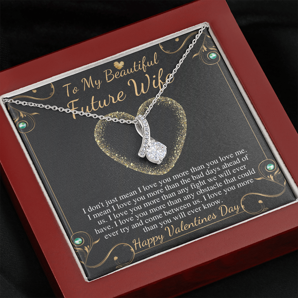 Future Wife Valentines Day Gift, To My Future Wife Necklace, Fiance Gift For Woman, Future Wife Jewelry, Engagement Gifts For Fiance, Bride