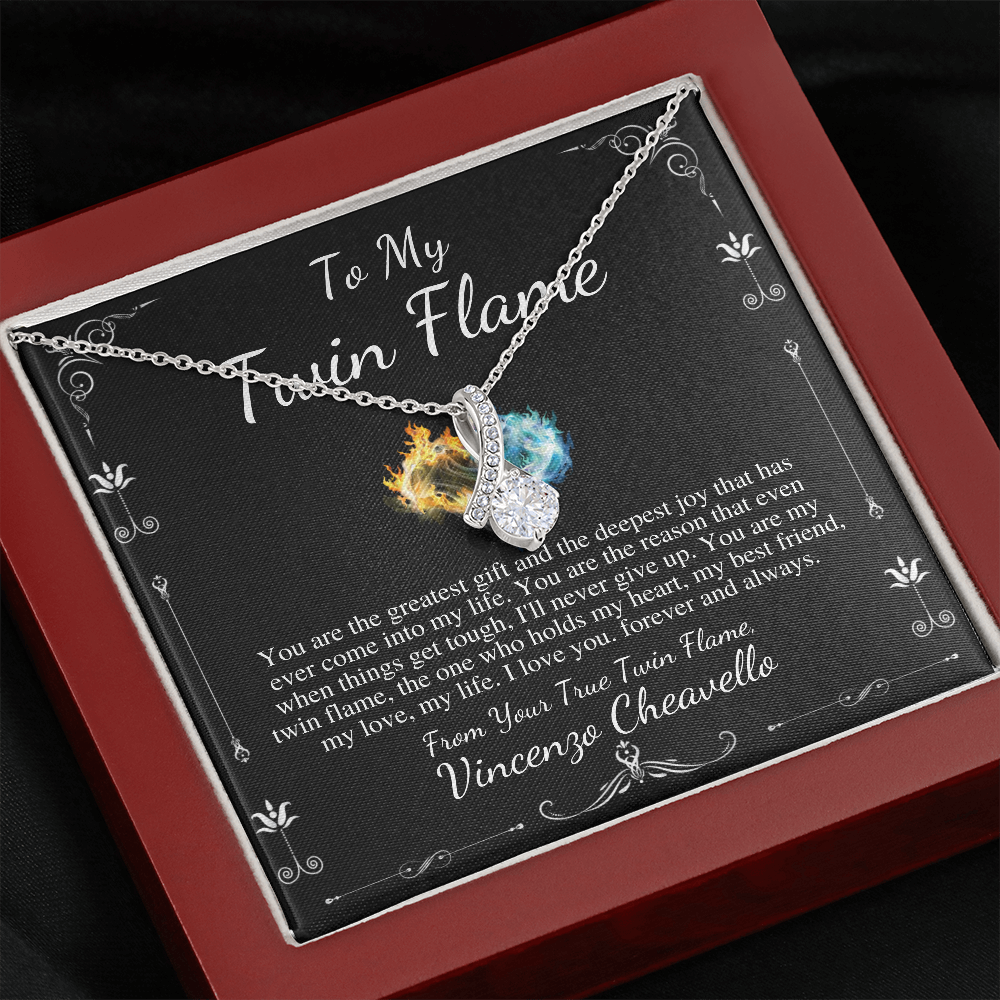 Twin Flame Necklace Gift, Necklace Gift to Girlfriend, Girlfriend Christmas Gift, Soulmate Gift,Girlfriend Twin Flame,best Friend Gift #0986 vincenzo