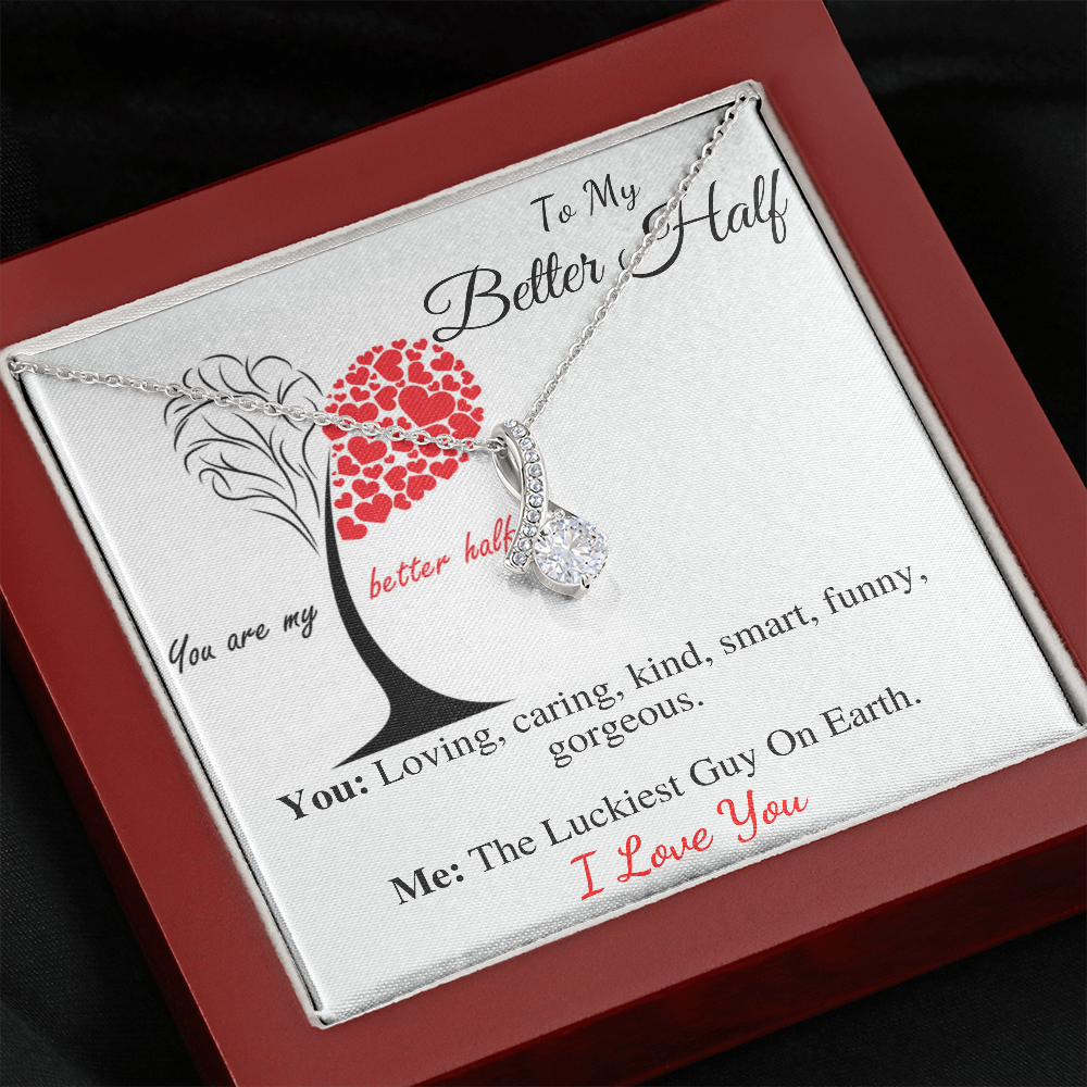 From Groom to Bride Neckalce, To My Other Half Gift, Relationship Gifts, Christmas Gift, Wedding Day Gift, Girlfriend Gift
