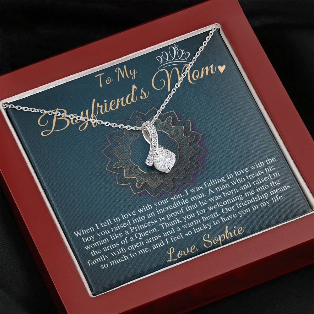 Gifts for Boyfriends Mom, Boyfriends Mom Birthday Gift, Boyfriends Mom Neckalce, Mothers Day Gift for Boyfriends Mom Christmas Gift #0769