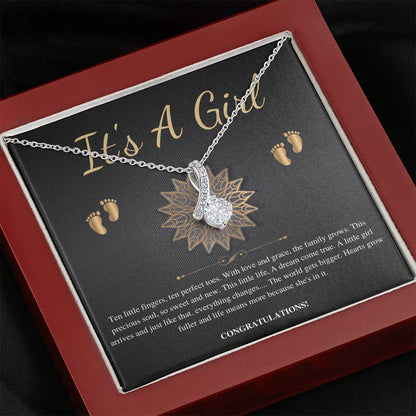New Baby Girl Gift, First Time Mom Gift for New Mom Necklace Birthstone, Baby Girl Gift Ideas0000