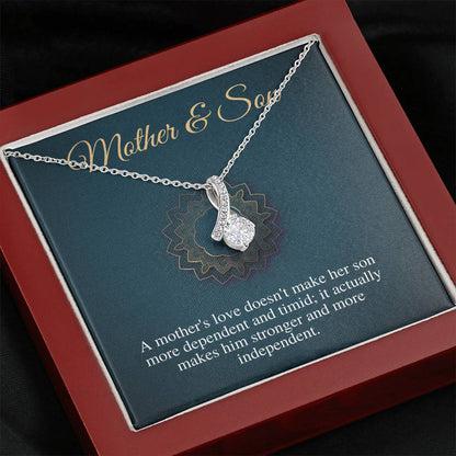 Mother Son Gift | Mom Gift from Son | Mother and Son | Mom Necklace from Son | Mom Birthday Gift | Christmas Gift | Alluring Beauty #0482