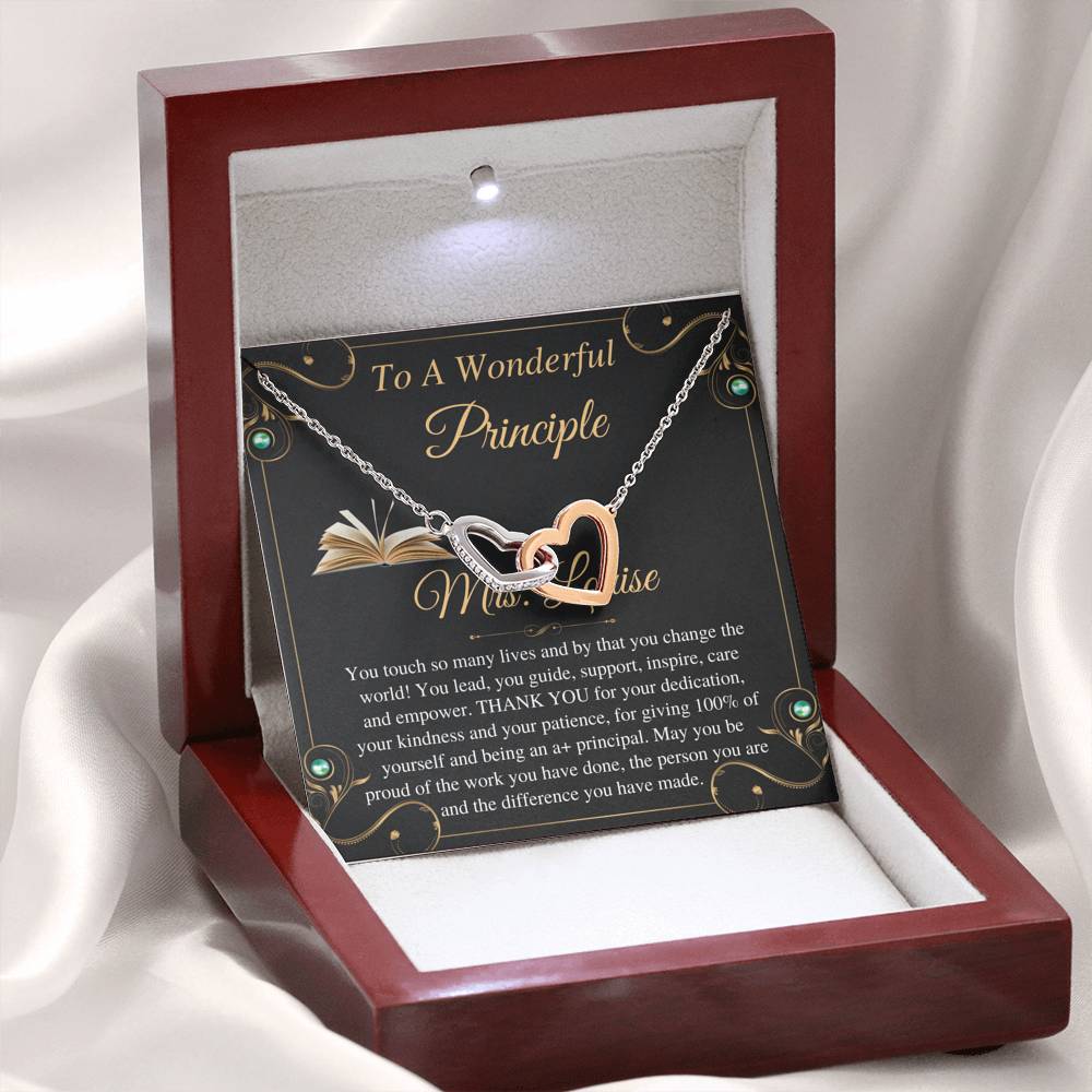 Principal Gift Personalized Principal Appreciation Gift for principal retirement gift ideas, end of year gift, thank you gift