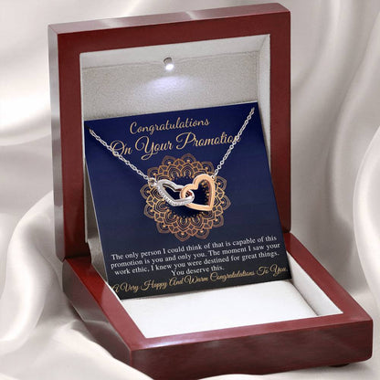 Job promotion Gift for Women, Congratulations Gift Promotion, Boss Promotion Card, Gift for Promotion, Promotion Gift For Her, Heart #0844