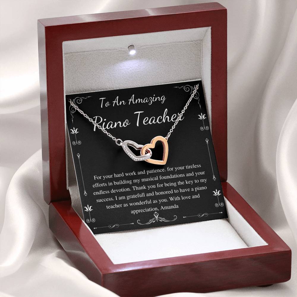 Piano Teacher Gift Thank You Gift for Music Teacher Gift, Personalized