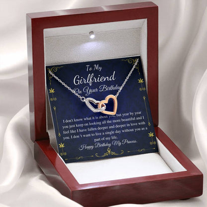 Girlfriend Birthday Gift Necklace, Birthday Gift For Girlfriend On Her Birthday, Girlfriend Jewelry From Boyfriend, Birthday Necklace #0682