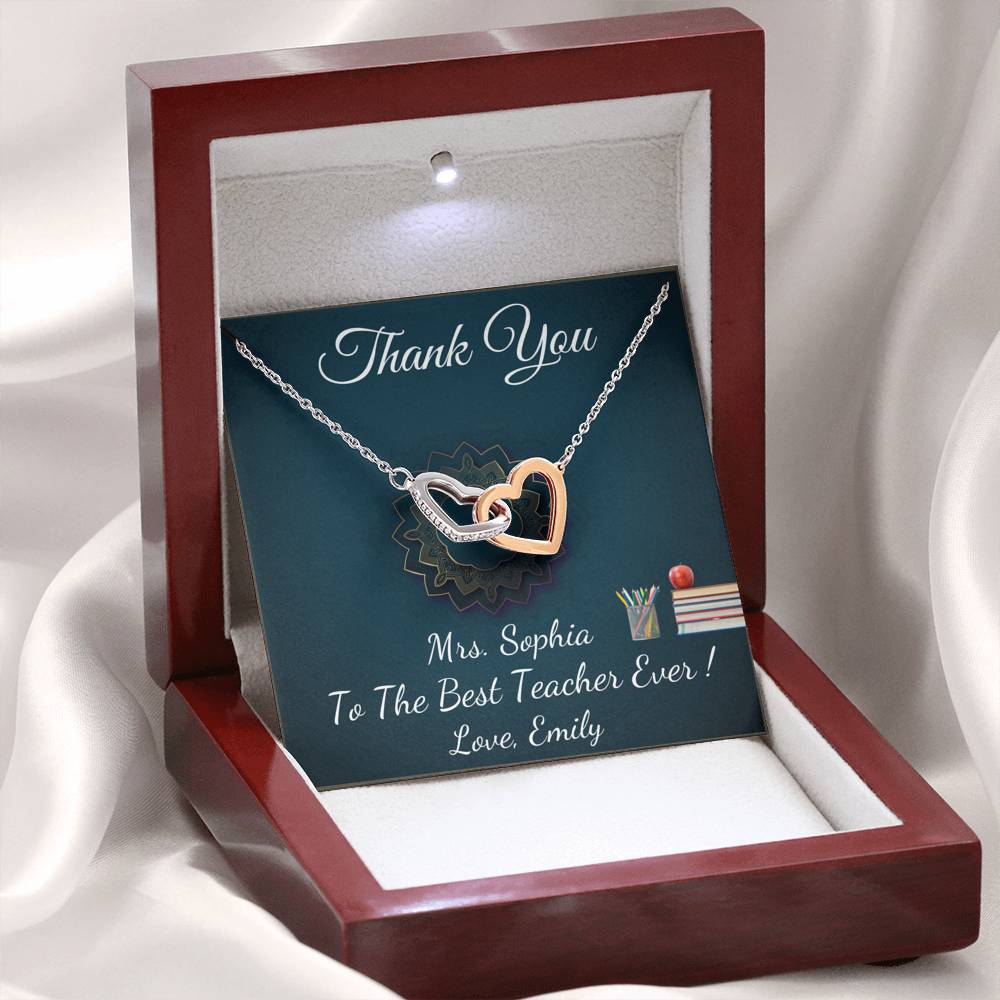 Teacher Gift | Gift for Teacher Necklace | Teacher Thank You Gift | A Truly Amazing Teacher Appreciation Gift | Teacher Christmas Gift #0738