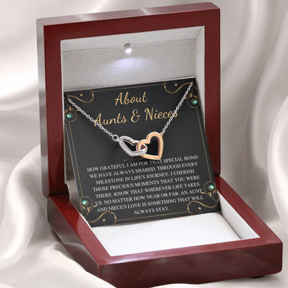 about aunt & niece interlock interlocking heart bulk