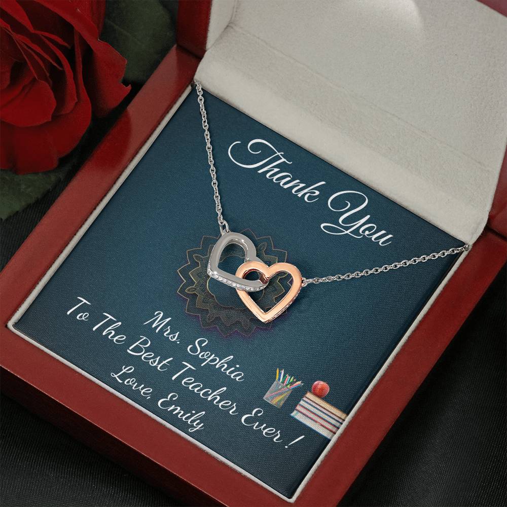 Teacher Gift | Gift for Teacher Necklace | Teacher Thank You Gift | A Truly Amazing Teacher Appreciation Gift | Teacher Christmas Gift #0738