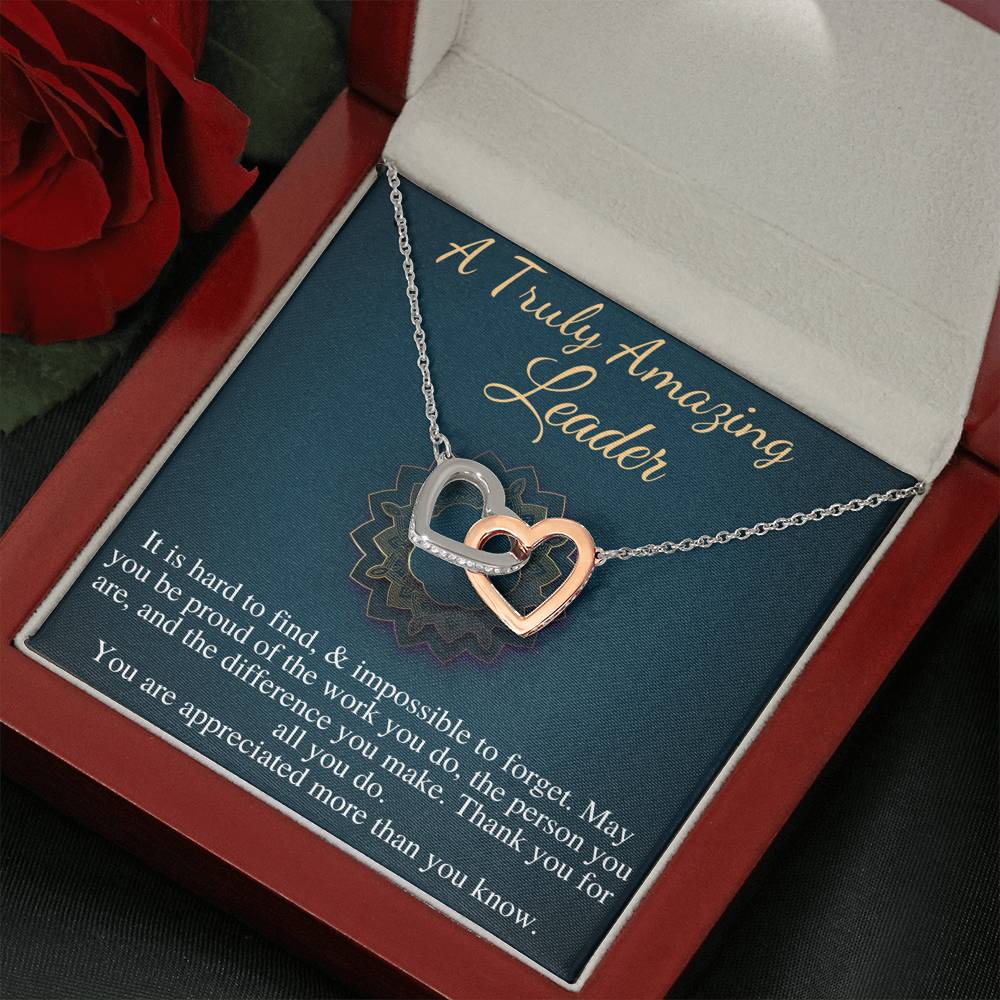 Leader Gift | Gift for Leader Necklace | A Truly Amazing Leader Appreciation Gift | Leadership Gift For Woman | Leader Gift For Woman #0734