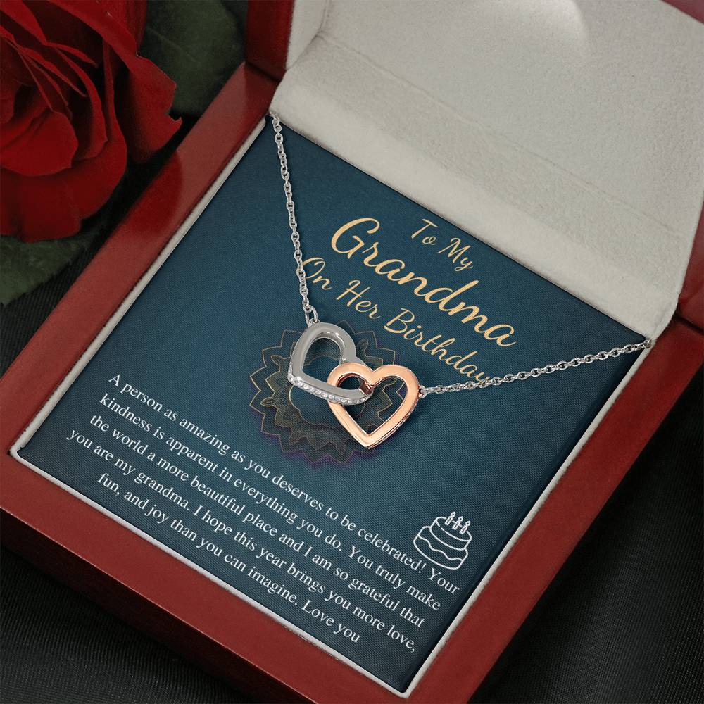 Birthday Gift for Grandmother, Happy Birthday Grandmother, Grandmother celebration Gift, Happy Birthday Grandmother Present,Love Knot #0641