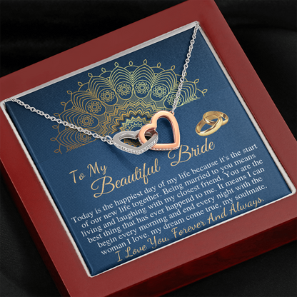 Gift To My Beautiful Bride From Groom ,Bride Gift From Groom, Wedding Day Gift, Groom to Bride, Jewelry Gift from Groom to Bride