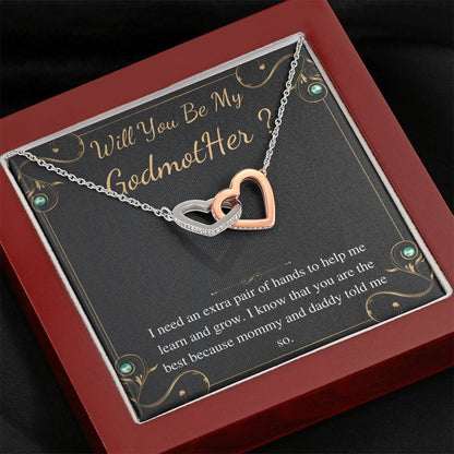 will you be my godmother interlock interlocking heart bulk