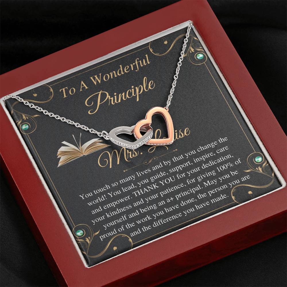 Principal Gift Personalized Principal Appreciation Gift for principal retirement gift ideas, end of year gift, thank you gift