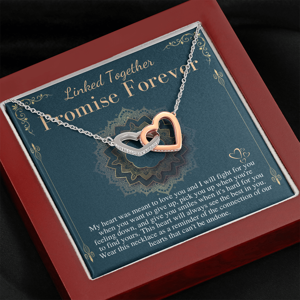 Promise Necklace for Girlfriend, Valentines Day Gift For Her, For Wife Promise Necklace for Her, Girlfriend Anniversary,Girlfriends Birthday