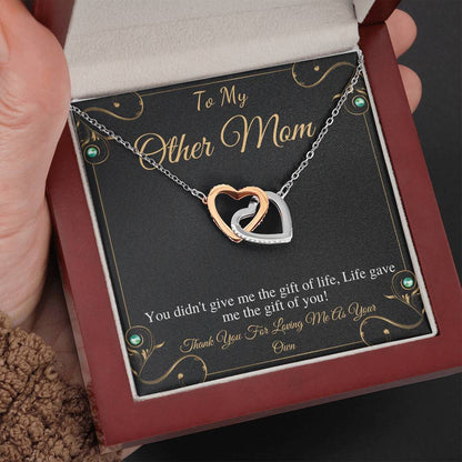 To My Other Mom, Mothers Day Gift, Stepmom, Bonus Mother, Second Mom Gift, Birthday Gift, Stepmom Wedding Gift, Interlocking Heart #0506