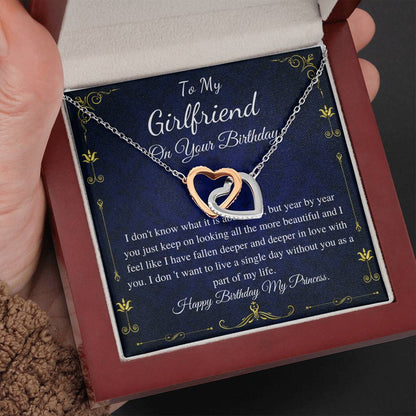 Girlfriend Birthday Gift Necklace, Birthday Gift For Girlfriend On Her Birthday, Girlfriend Jewelry From Boyfriend, Birthday Necklace #0682