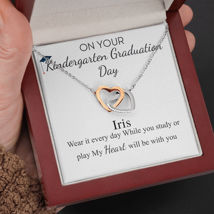 Personalized Kindergarten Graduate Gift, Kindergarten Necklace Gifts, Kindergarten Graduation Gift, Kindergarten Graduation Sign iris